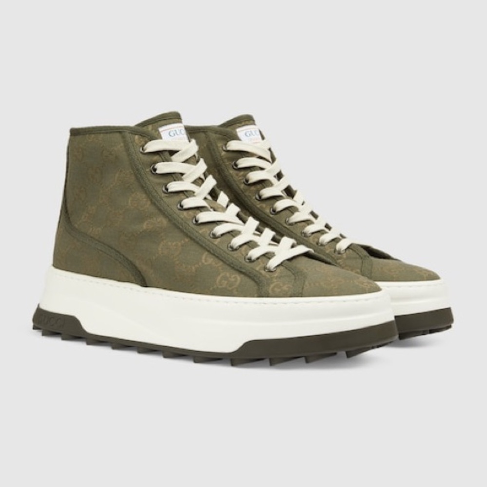 GUCCI GG CANVAS SNEAKER 745999. MENS UK9 US10